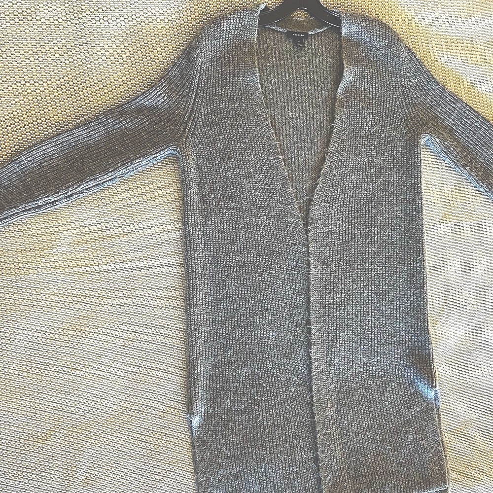 Halogen Long Gray Cardigan - XS